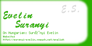 evelin suranyi business card